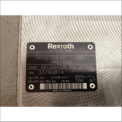 Rexroth Plunger Pump A4VSO125DR 30R-PPB13N00 used in catalytic reaction of petroleum exploration and development