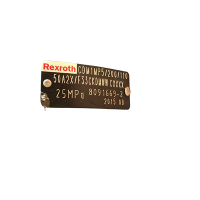 AISI 1045 Rexroth Industrial Hydraulic Cylinders CDM1MP5 200 110 50A2XF33CKDMWWCXXXX