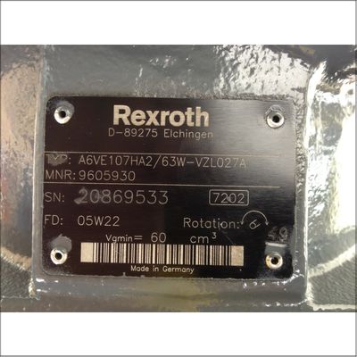 Plunger Pump A6VE107HA2/63W-VZL027A for Industrial Applications