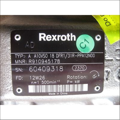 Rexroth A10VSO18DRF1/31R-PPA12N00 Plunger Pump for Mixer Truck Hydraulic System