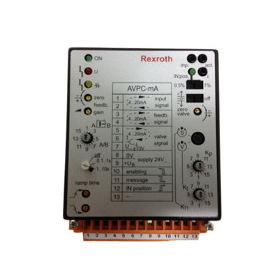Rexroth 0811405140 VT-MACAS-500-10 V0 I Analog Position Control Module IP20 50A