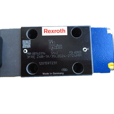 Rexroth Solenoid Valve 3FREZ6B-1X35L2G24-27Z4MM Cast Iron Bule And Black 230VAC Energy Saving High Efficiency