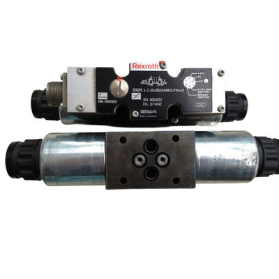 Rexroth Solenoid Valve 3DREPE6C-20 25EG24N9K31 F1M=00 Cast Iron Bule And Sliver 24 V DC Hydraulic Oil