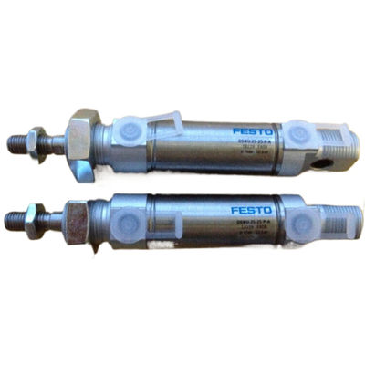 Festo Compact Cylinder DSNU-25-25-P-A For Medium Loads And Self-Adjusting Cushioning
