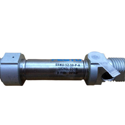 Festo Hydraulic Cylinder ESNU-12-10-PA With Accessories For Easy Mounting