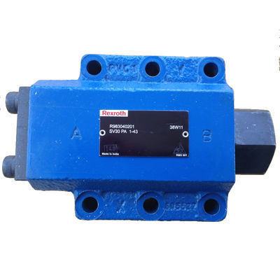 Rexroth Direction Valve SV30PA1-43 Blue And Silver 315 Bar 60 L/Min Safety
