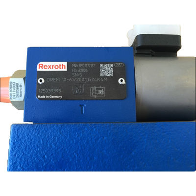 Rexroth Proportional Valve DREM10-61 200YG24K4M Blue 315 Bar Cast Iron Fast Response Energy Efficient