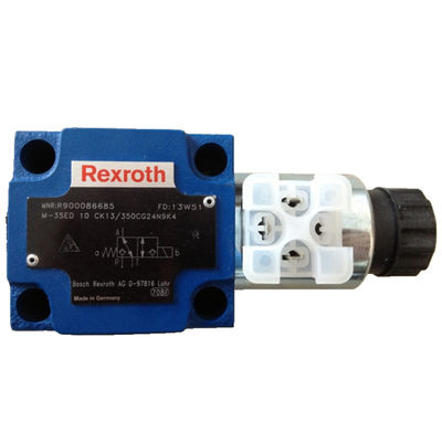Rexroth Direction Valve M-3SED10CK13 350CG24N9K4 Blue / White Optimal Oil Flow And Direction Control