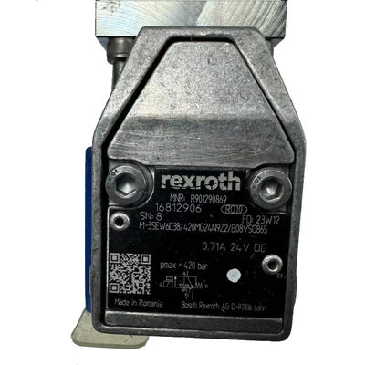 Rexroth Direction Valve M-3SEW6C38 420MG24N9Z2 B08VSO865 Black And Silver Cast Iron Electric No Leakage 0-80 Degrees