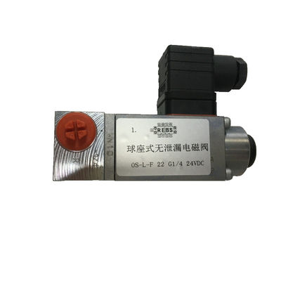 REBS OS-L-F22G1 4 24VDC Ball-seat Type Non-leakage Solenoid Valve New