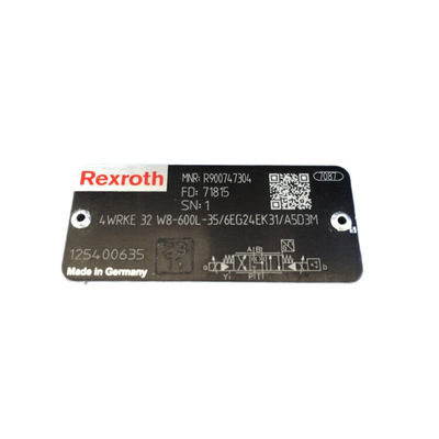 High Output Flow Rate And Good Linearity Rexroth Solenoid Valve For Hydraulic Systems