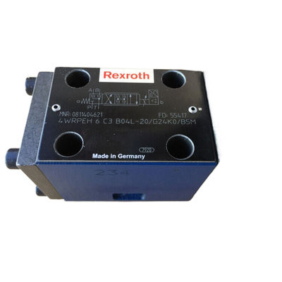 4WRPEH6C3B04L-20 G24K0 B5M Proportional Valve With Linear Flow Or Double Gain Characteristic Curve For Precise Adjustment