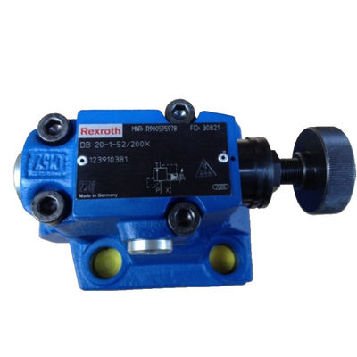 Rexroth Overflow Valve DB20-1-52 200X Blue 14 To 35MPa Safe Cast Iron Fast Response Simple Structure