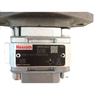 Rexroth Gear Pump PGF1-21 1,7RE01VU2 Silver And Yellow High Efficiency  Low Noise Long Life Cast Iron Electric