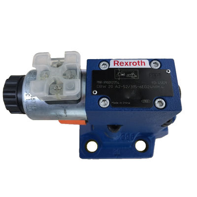 Rexroth Overflow Valve DBW20A2-52 315-6EG24N9K4 Blue Widely Used High Flow Rate 650 L/Min High Operating Pressure 350 Bar