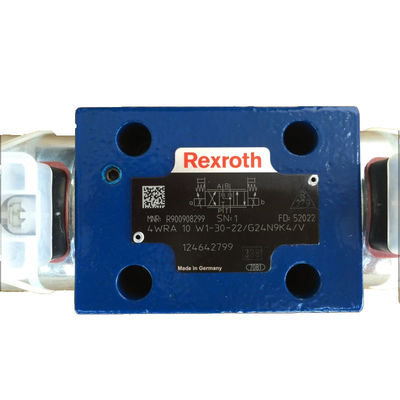 Rexroth Proportional Valve 4WRA10W1-30-22 G24N9K4 V Blue 24 VDC Precise Control 0-160 l/min Fast Response High Reliability Energy Saving High Efficiency