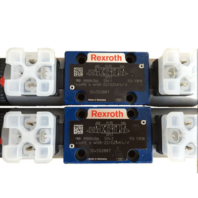 Rexroth Proportional Valve 4WRE6W08-22/G24K4/V Blue Safety Flexibility Energy Saving High Efficiency Reliability -20°C To +60°C Cast Iron