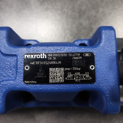 Rexroth Proportional Valve R901278781 4WE10F5XEG24N9K4M For Stable Pressure And Automatic Management 220V 31 5mm 300 RPM