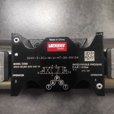 Compact And Lightweight Vickers Solenoid Valve DG4V-5-2CJ-M-U-H7-29-EN124 With High Torque Output