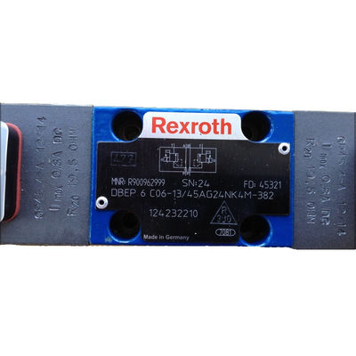 Rexroth Overflow Valve DBEP6C06-13 45AG24NK4M-382 Blue 500 L/Min High Reliability High Performance 350 Bar High-Strength Cast Iron Electric