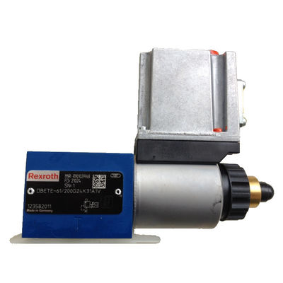 Rexroth Overflow Valve DBETE-61/200G24K31A1V Blue High Flow Rates Safe And Secure High Pressure 420 Bar Precise Control