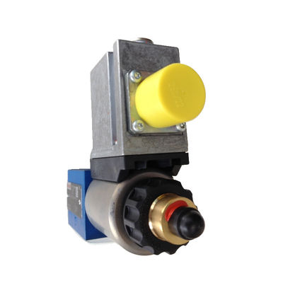 Rexroth Overflow Valve DBETE-61/315G24K31A1V Blue Flexible 0-200°F High Pressure Easy To Maintain 420 Bar Cast Iron Electric