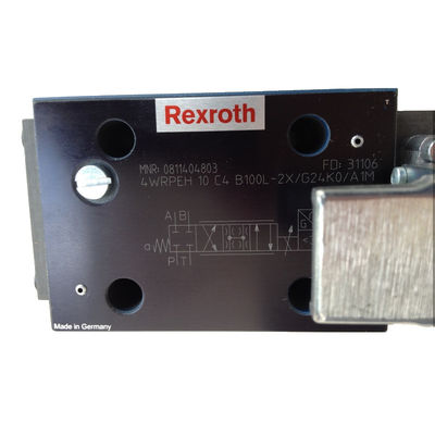 Rexroth Proportional Valve 4WRPEH10C4B100L-2X G24K0 A1M Blue Energy-Saving Simplified High Flexibility Cast Iron Electrical