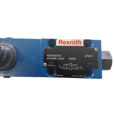 Rexroth Direction Valve 4WMM6J6X F Blue Simple Operation High Reliability High Flow Rate 120 L/Min Remote Control Strong Adaptability