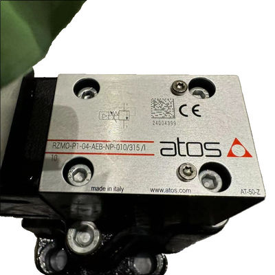 Atos Servo Valve RZMO-P1-04-AEB-NP-010 315 I 0 Silver And Black Precise Control Fast Response Cast Iron