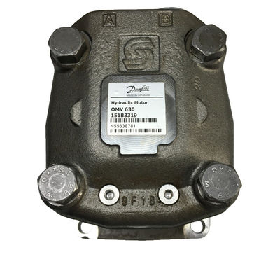Danfoss Hydraulic Motor OMV630151B3319 Black And Silver High Efficiency Long Service Adaptable Life Cast Iron Long Service Life