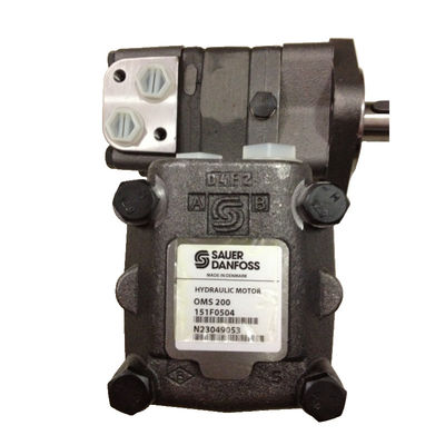 Danfoss Hydraulic Motor OMS200151F0504 Black And Silver Long Life High Efficiency Smooth Operation At Low Speeds Cast Iron