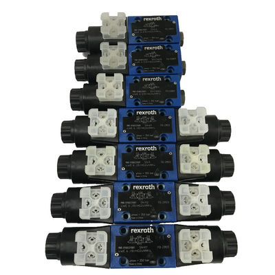 Rexroth Solenoid Valve 4WE6J10 HG24N9K4 Directional Valve for Hydraulic Systems 80L/min Flow 350 Bar Pressure Manual Operation