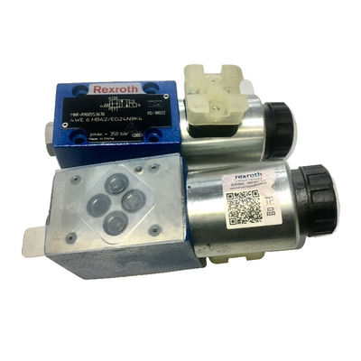 Rexroth Solenoid Valve 4WE6HB62 EG24N9K4 Wet Electromagnet Removable Coil Design Manual Operation Function