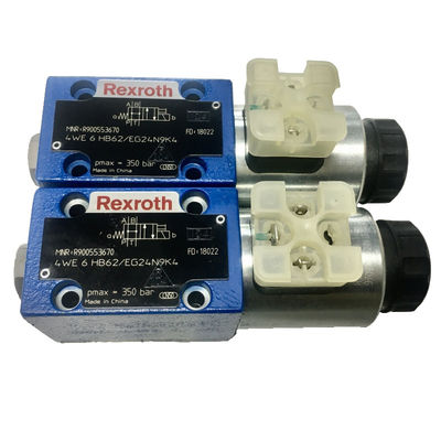 Rexroth Solenoid Valve 4WE6HB62 EG24N9K4 Wet Electromagnet Removable Coil Design Manual Operation Function