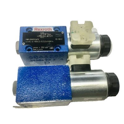 Rexroth Solenoid Valve 4WE6HB62 EG24N9K4 Wet Electromagnet Removable Coil Design Manual Operation Function
