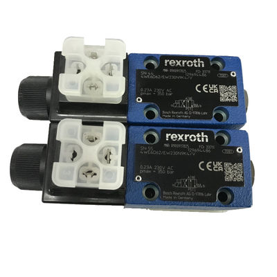 Cement and Mining Bosch Rexroth 4WE6D62 EW230N9K4 V Solenoid Valve for Hydraulic Systems in Cement and Mining Equipment