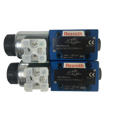 Cement and Mining Bosch Rexroth 4WE6D62 EG110N9K4 V Solenoid Valve for Hydraulic Systems in Cement and Mining Equipment