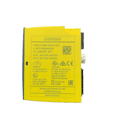 Siemens Driver Module 6ES7136-6BA00-0CA0 Energy-Efficient Cast Iron Yellow High Compatibility -40°C To 85°C