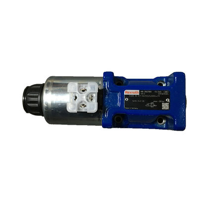 Rexroth Solenoid Valve Blue 4WE10X7-5X/EG24N9K4/M Fast Response 24 VDC High Flow Capacity 63 L/Min Strong Adaptability