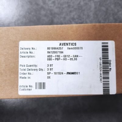 Easy Maintenance and Precise Control Aventics R412007184 Filter Pressure Regulator for Pneumatic Systems