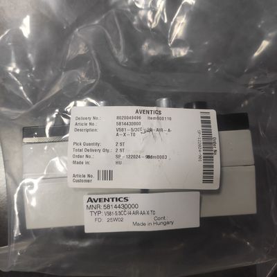 ISO 5599-1 Compliant AVENTICS 5814430000 5/3-Way Directional Control Valve for Easy Integration into Existing Systems