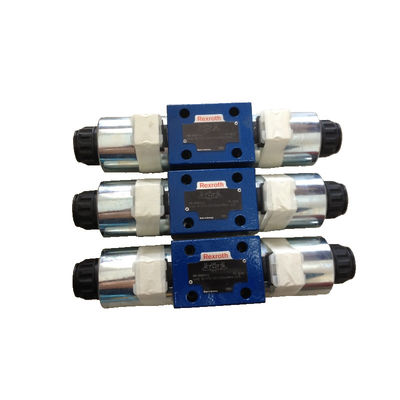 Rexroth Solenoid Valve 4WE10H73-3X/CG24N9K4/A12 Blue Cast Iron High Protection Level Long-Life Design Strong Durability