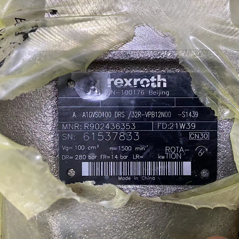 Rexroth Plunger Pump A10VSO100DRS32R-VPB12N00-S1439 for Industrial Machinery