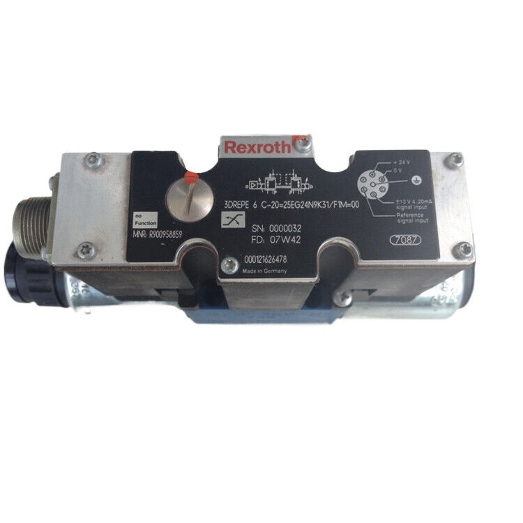 Rexroth Solenoid Valve 3DREPE6C-20 25EG24N9K31 F1M=00 Cast Iron Bule And Sliver 24 V DC Hydraulic Oil