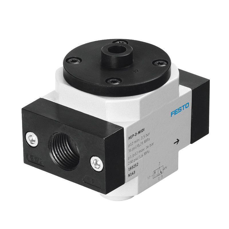 Festo 193252 H E P-1 2-D-MIDI On-off Valve Stainless Steel 100% New Original