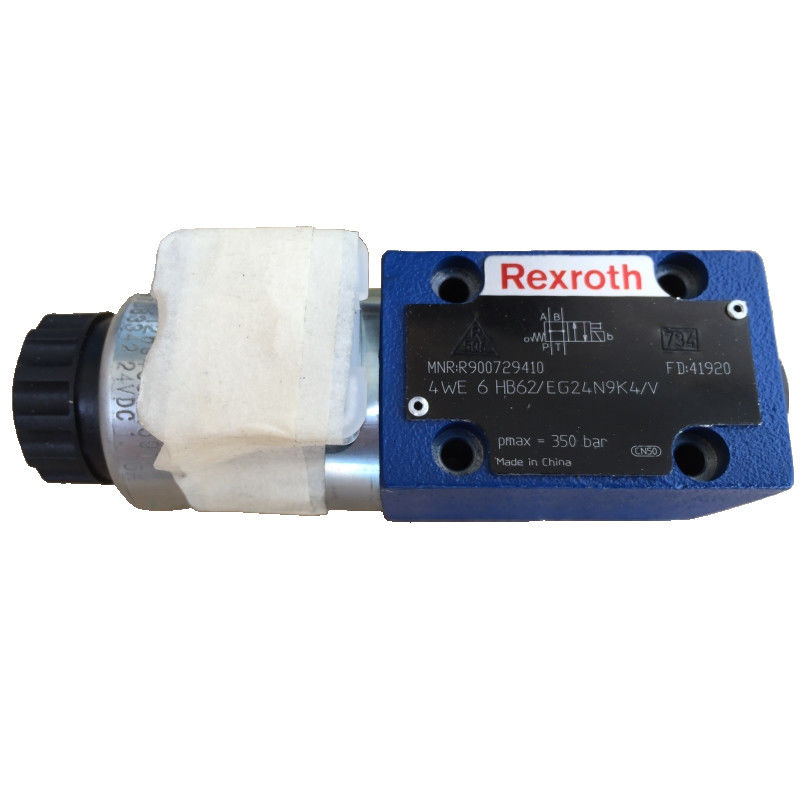 Rexroth Direction Valve 4WE6HB6X/EG24N9K4/V Blue And White 24 VDC Cast Iron -20°C To +80°C Fast Response