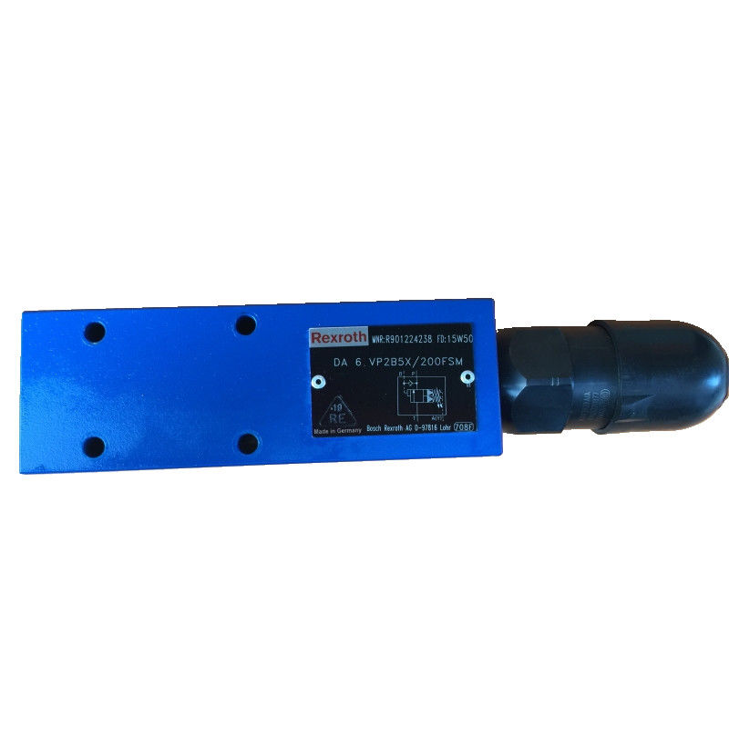 Rexroth Proportional Valve DA6VP2B5X 200FSM Blue Up To 600 L/Min 350 Bar High Response Speed Cast Iron