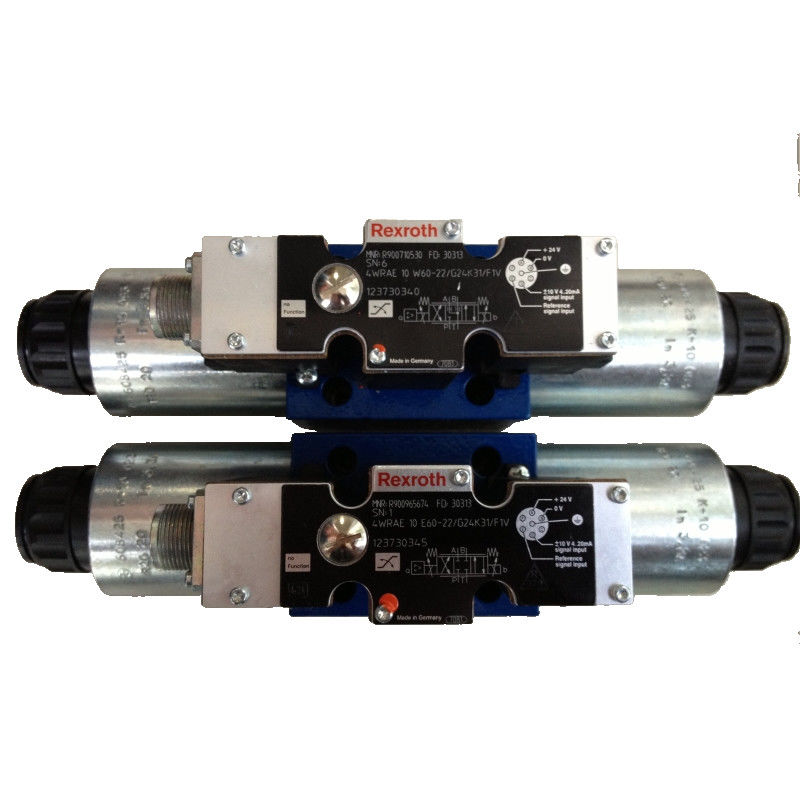 Rexroth Proportional Valve 4WRAE10E60-22/G24K31/F1V Blue Precise Control High Flow Rate Up To 75l/Min High pressure up to 315 bar