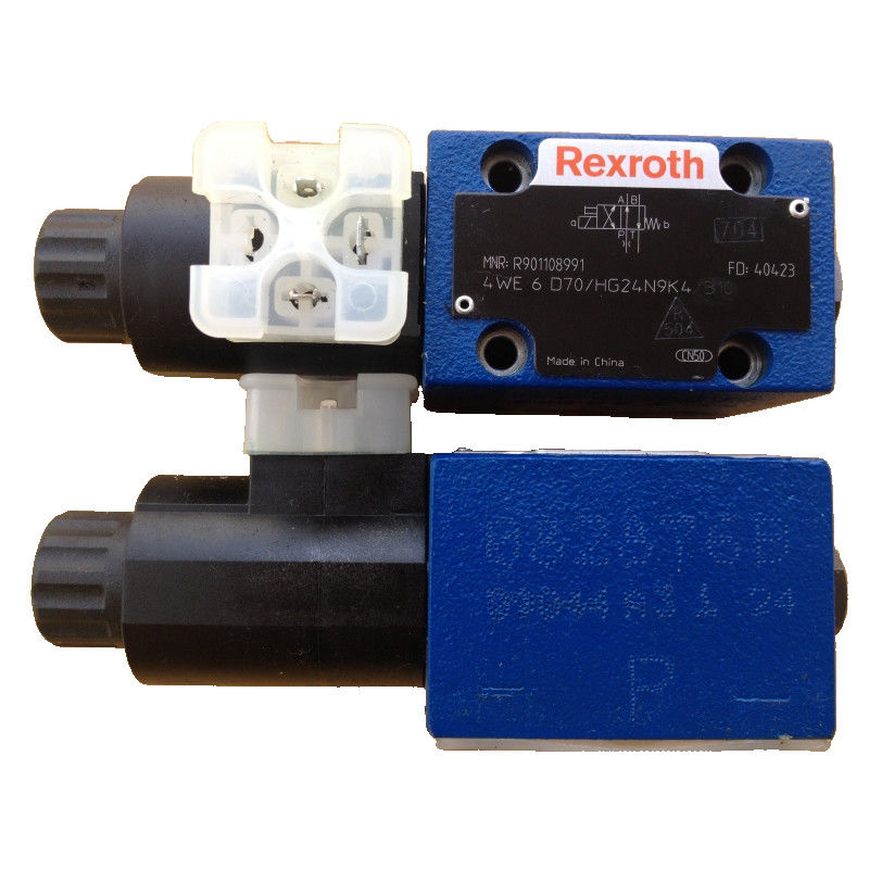 Rexroth R901087088 4WE6D7X/HG24N9K4 Hydraulic Directional Short-tube Valve 24 VDC