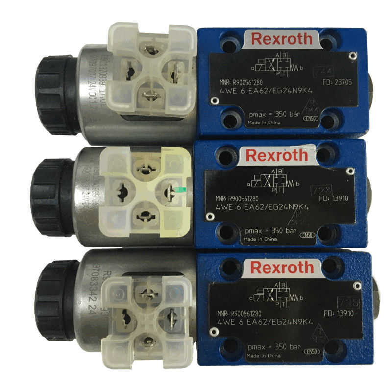 Rexroth Direction Valve 4WE6EA62/EG24N9K4 High-Power Solenoids And Optional Auxiliary Operating Devices
